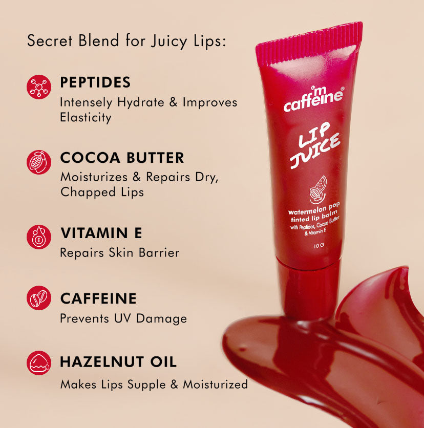 Lip Juice Tinted Lip Balm - Watermelon POP - 10g - Pack of 2