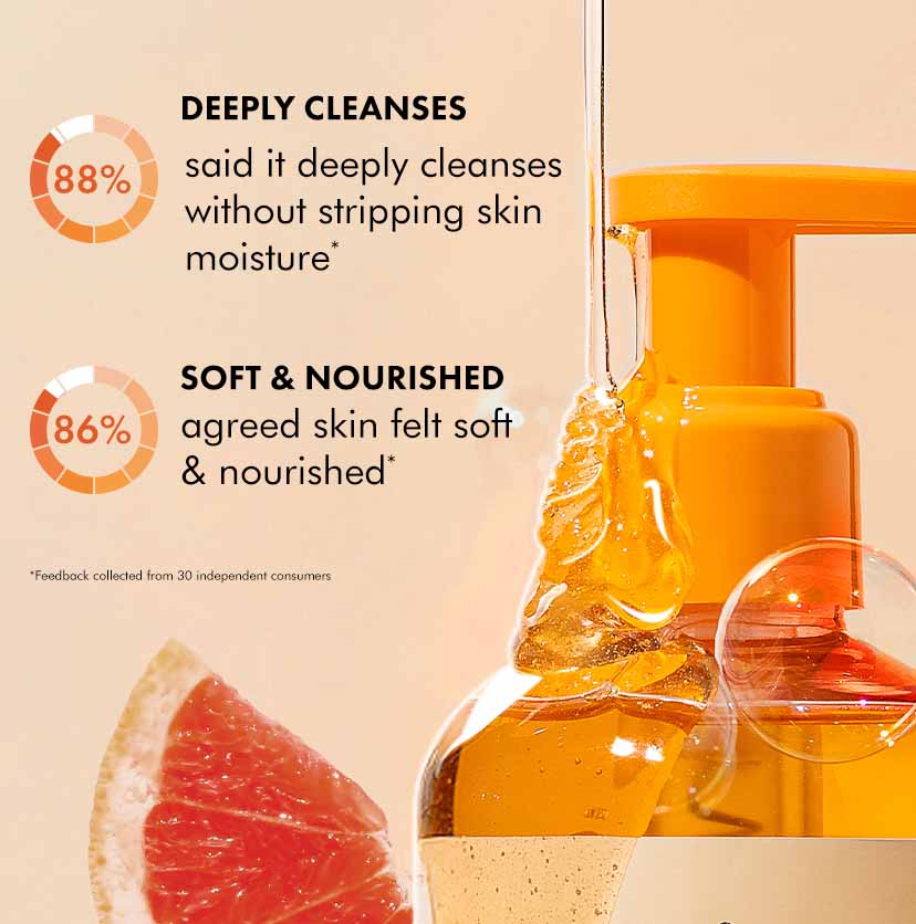 Glow Boost Vitamin C Rich Grapefruit Body Wash - 300 ml