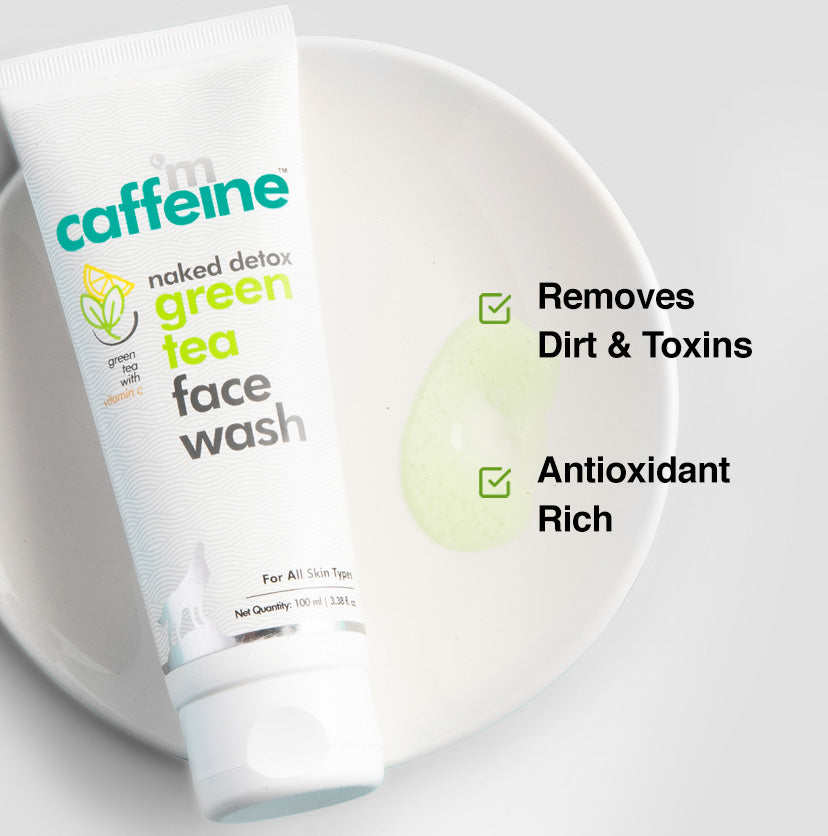 Green Tea Face Glow Night Routine