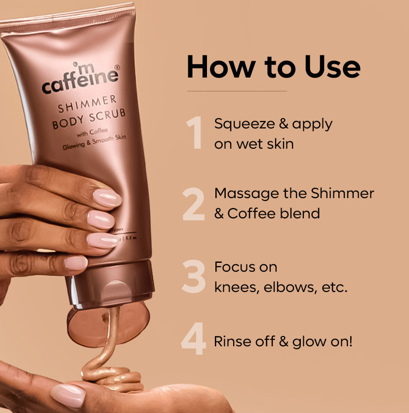 Shimmer Body Scrub with Coffee - 150 g