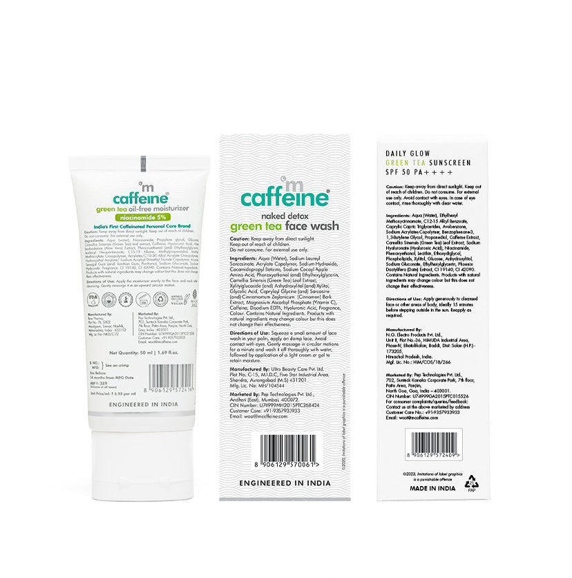 Green Tea Face Care Kit for Men