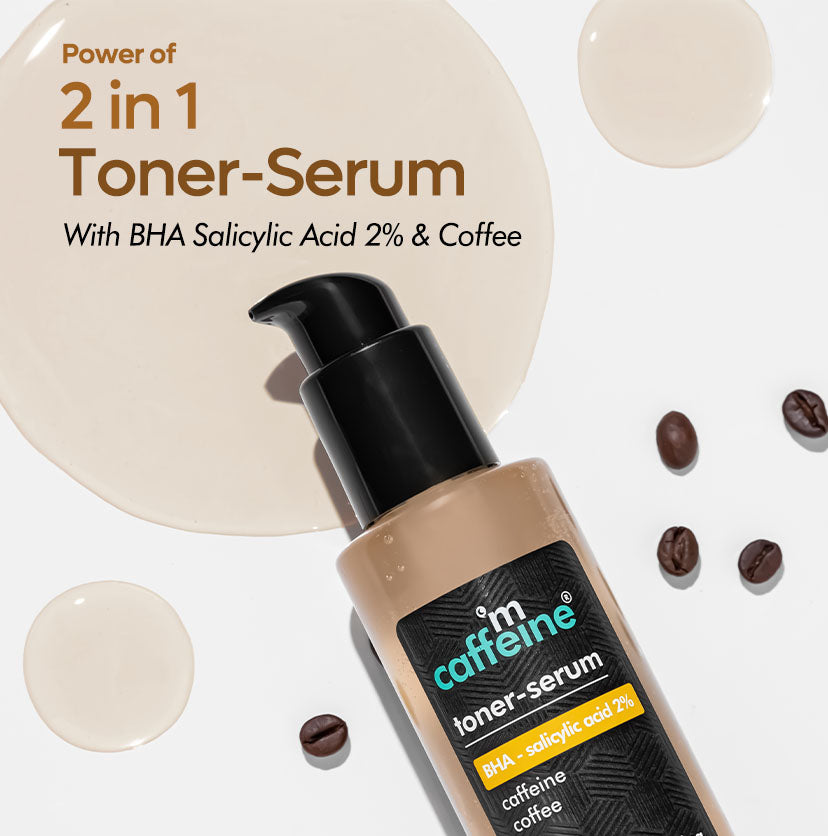 BHA-2% Salicylic Acid 2in1 Toner-Serum with Coffee - Unclogs Pores & Reduces Blackheads - 150 ml