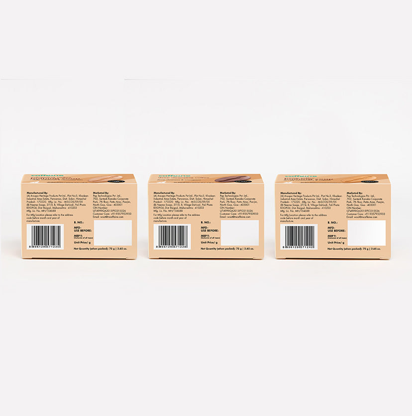 Assorted Coffee Bathing Soap Trio