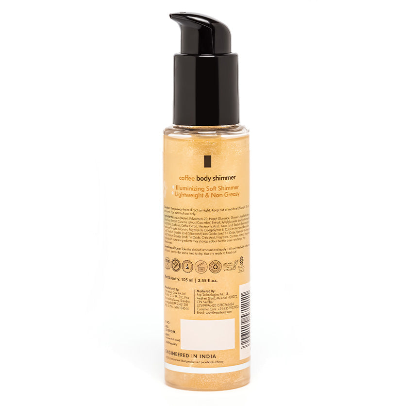 Coffee Body Shimmer with Hyaluronic Acid - 105 ml