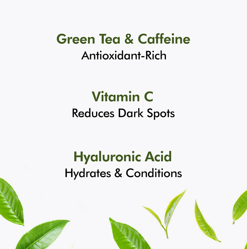 Green Tea Face Wash with Vitamin C & Hyaluronic Acid - 100 ml