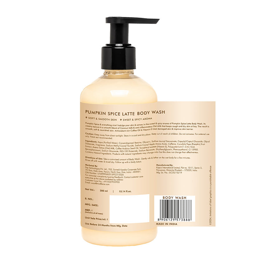 Pumpkin Spice Latte Body Wash -300 ml