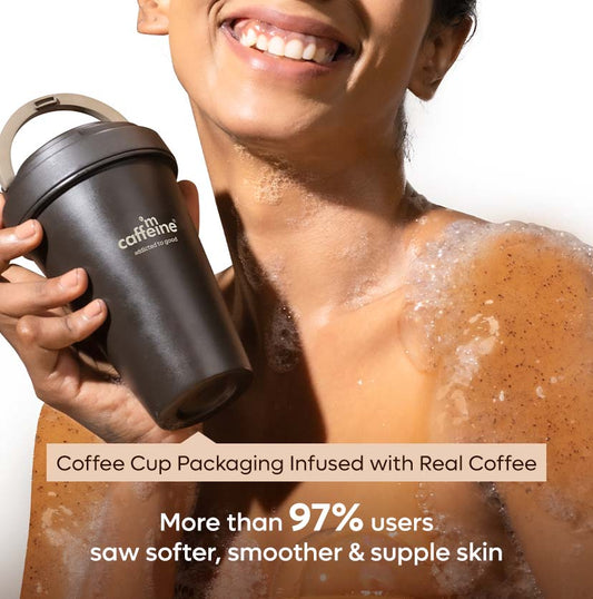 Espresso Coffee Body Wash + Scrub with Natural AHA - 300ml