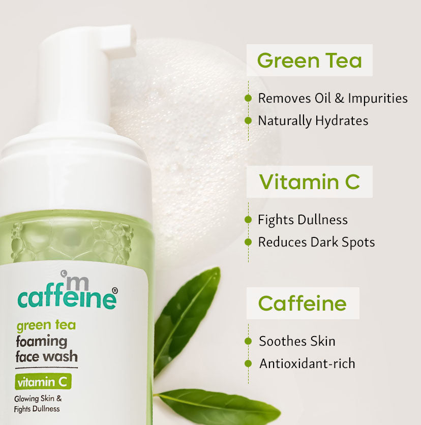 Green Tea & Vit C Foaming Face Wash - 110 ml
