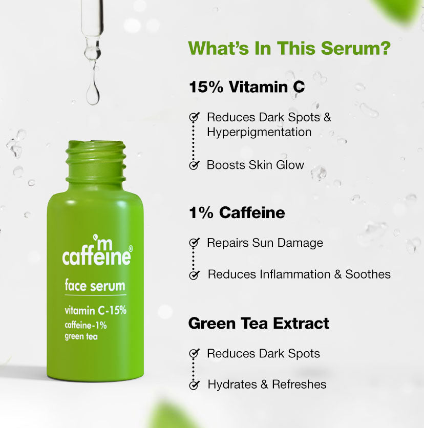 Green Tea & 15% Vitamin C Serum - 3 ml
