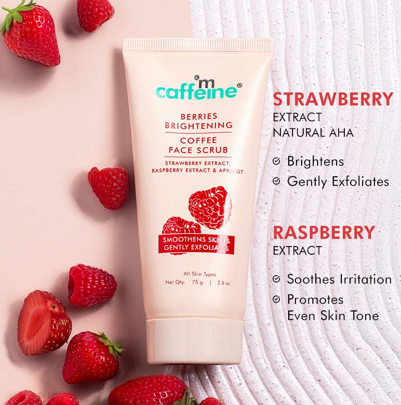 Berries Brightening Coffee Face Scrub - 75 gm
