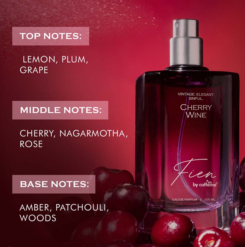 Cherry Wine Perfume for Women - Citrus Sweet - 100ml