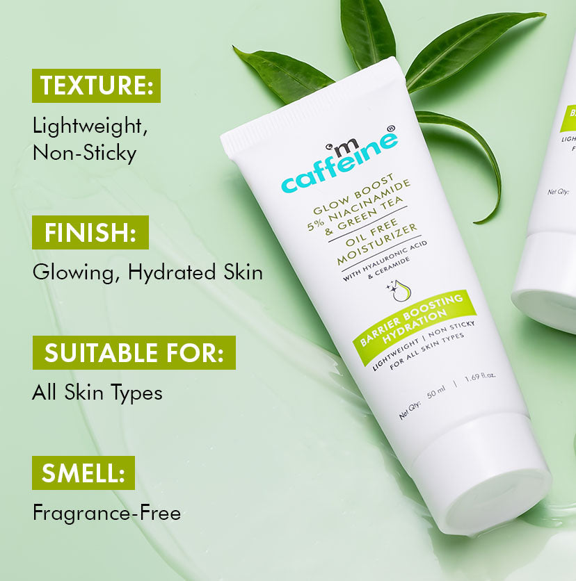 Glow Boost 5% Niacinamide & Green Tea Oil Free Moisturizer