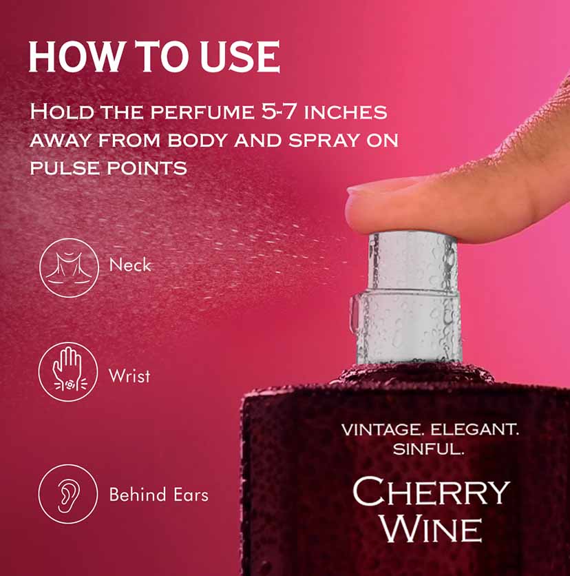 Cherry Wine Perfume for Women - Citrus Sweet - 100ml
