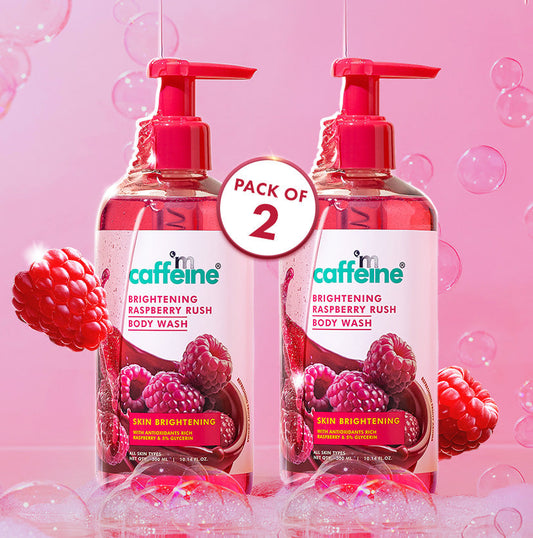 Brightening Raspberry Body Wash | Vitamin C Rich -300 ml - Pack of 2