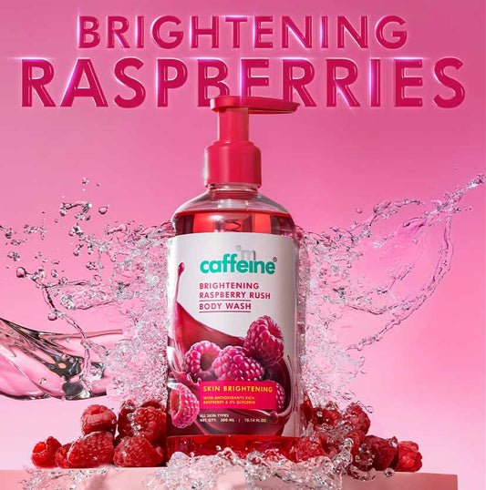 Brightening Raspberry Body Wash | Vitamin C Rich | 300 ml | Pack of 3