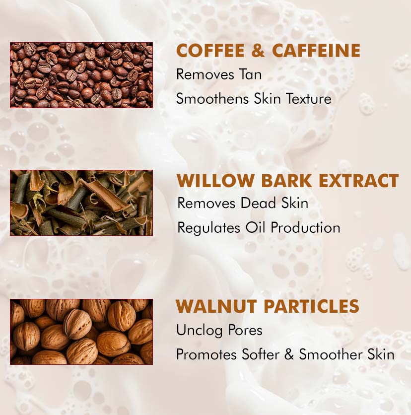 Exfoliating Tan Removal 1% Salicylic Acid & Lactic Acid Caramel Crunch Soap - 300g (3x100g)