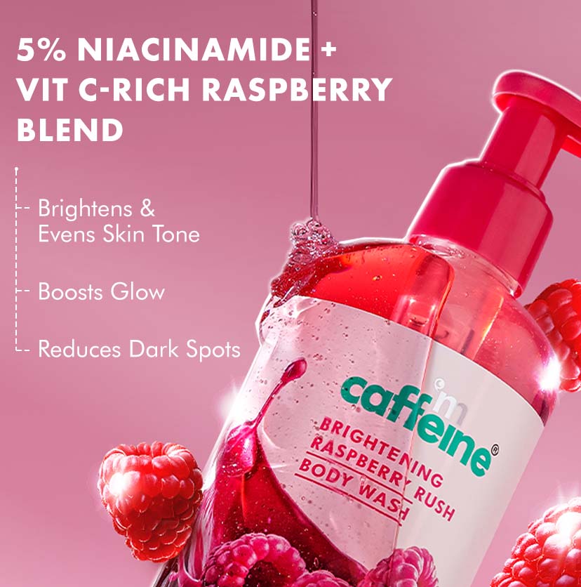 Brightening Raspberry Body Wash | Vitamin C Rich -300 ml