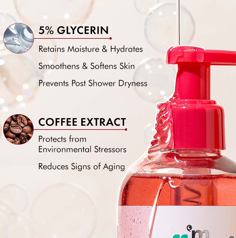 Brightening Raspberry Body Wash | Vitamin C Rich -300 ml