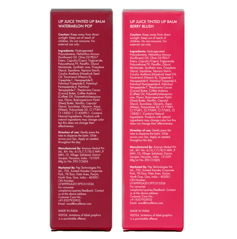 Berry Fruity Lip Juice Combo